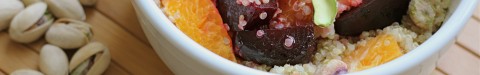 quinoa with beets and oranges
